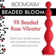 thumbnail image 2 of 9X Beaded Bloom Silicone Rose Vibrator, 2 of 8
