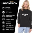 thumbnail image 4 of Batman Bat Person Women's Crew Sweatshirt, 4 of 6