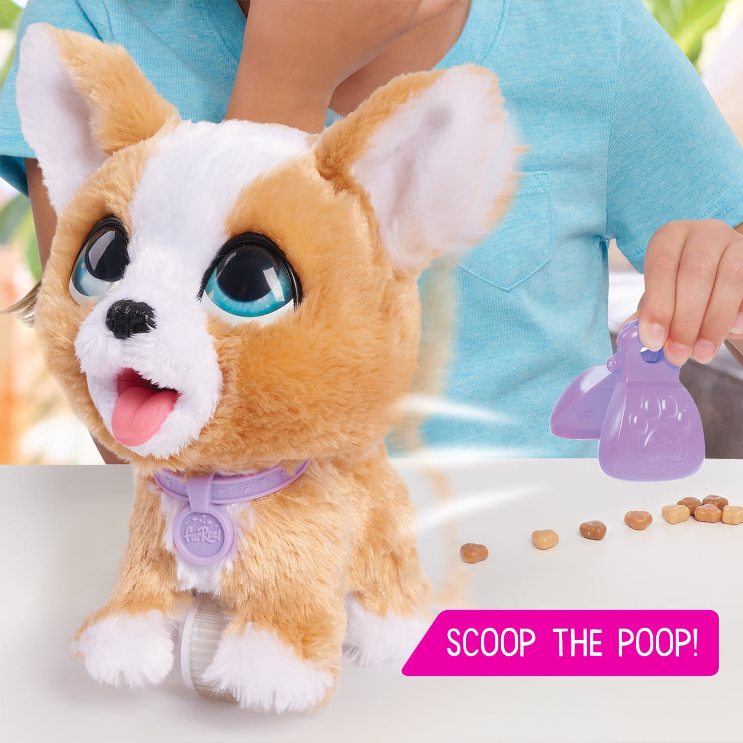 furReal Poop-A-Lots Corgi Interactive Toy, 8-inch Walking Plush
