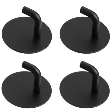 

1 Set 4Pcs Stainless Steel Storage Hooks No Drilling Strong Wall Mount Hooks