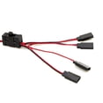 thumbnail image 5 of 2PCS RC Extension 1 to 4/ 1 to 3 Y Wire Cable LED Light Control Power Switch for JR Futaba RC Model, 5 of 8