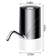 thumbnail image 4 of Dispensador de agua Bomba de botella de agua recargable USB Accesorio de bomba de interruptor de bebida eléctrica, Negro seitruly HA003351-02, 4 of 6
