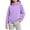 Purple, variant on Ohufall 2-14T Sweatshirt for Girls Boys Hooded Solid Color Long Sleeve Basic Tops Pullover Thin Loose Casual Sweatshirts for Kids