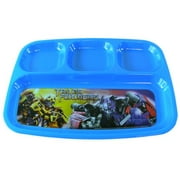 Transformers divided plastic plate- Kids Transformers dinnerware