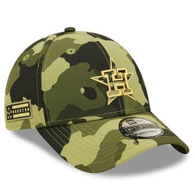 Men's New Era Camo Houston Astros 2022 Armed Forces Day 9FORTY Snapback Adjustable Hat - OSFA