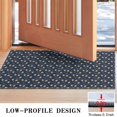 thumbnail image 3 of Dark Blue Christmas Gingerbread Pattern Door Rugs,Washable Non Slip Door Mats Indoor,Decorative Door Mats,Entry Mat Indoor for Entrance,Bedroom,Kitchen,Bathroom,17"x30", 3 of 6