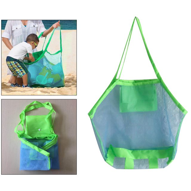 Bolsa de playa de malla grande Arena de verano bolsa de piscina para Colcomx bolsas de playa de malla