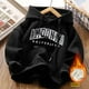 thumbnail image 3 of Sudadera con forro polar para niños, jersey con capucha, Top para Otoño/Invierno, nueva capa Base de moda, prendas de vestir deportivas, 2024, 3 of 5