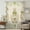 Green, Sage, Celadon, Cream, variant on Duck Sheer Curtains 45 Inches Long for Bedroom, Farmhouse Green Bows Love Hearts Rustic Floral Leaves Light Filtering Privacy Drapes, Breathable Semi Sheer Short Window Treatment for Kitchen Cafe