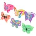 thumbnail image 3 of 12 anillos infantiles de mariposa de colores con dibujos animados para fiestas de niñas., 3 of 7