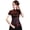 Black, variant on Women Retro Qipao Tops Stand Collar Short Sleeve Floral Print Traditional Chinese Tops New Year Cheongsam Tops Women Clothes