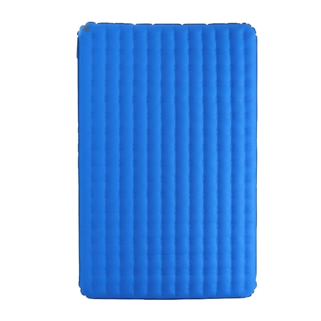 Abbraccia Colchón inflable de poliuretano, 12cm de grosor, cama de aire doble para camping, esterilla exterior multicolor