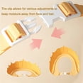 thumbnail image 6 of CZADY Toddler Bath Crown, Adjustable Silicone Shower Cap for Infant, Waterproof Hair Washing Shield for Eye and Ear Protection, Daily Haircut Helper 1 PC, 6 of 7