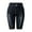 Black, variant on YVNAURA Women's High Waisted Pull On Shorts Tummy Control Faux Denim Stretchy Slim Fit Shapewear Shorts with Pockets for Daily Summer Casual,Black,L