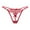Red, variant on Thongs Panties for Women Tbopshirt Womens Thongs Briefs,Sexy Lace Ultra-thinBreathable Bow Thong Underwear,Women's Hipsters Underwear