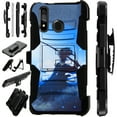 thumbnail image 1 of Compatible Samsung Galaxy Note 10 Case Armor Hybrid Phone Cover LuxGuard Holster (Blue Samurai), 1 of 1