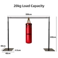 thumbnail image 4 of Support 2.4x3 Meters/7.9x9.8ft Heavy Duty Studio Photography Background Support System Metal Backdrop Stand Adjustable Backdrop Bracket with Large Base Carrying Bag Photography, 4 of 7