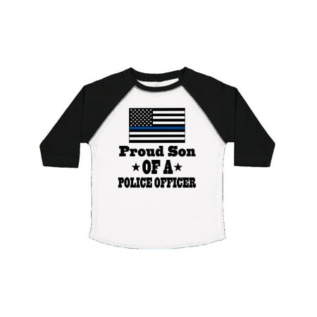 

Inktastic Police Officer Proud Son Law Enforcement Gift Toddler Boy Girl T-Shirt