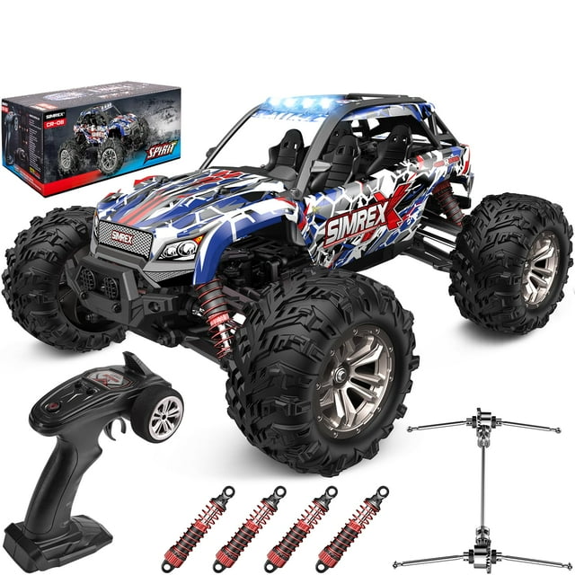 Auto RC SIMREX a escala 1/16, camión Hobby 4WD de 36 km/h para niños y adultos