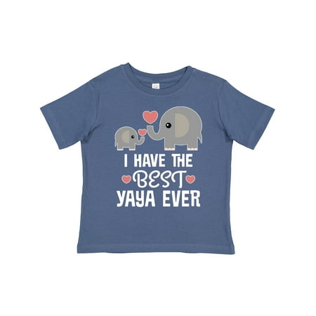 

Inktastic Best Yaya Ever Grandchild Gift Toddler Boy or Toddler Girl T-Shirt