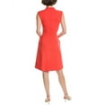 thumbnail image 2 of Natori womens  Solid Knit Crepe Mini Dress, 6, Red, 2 of 3