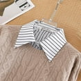 thumbnail image 4 of YooGuoGuo Striped Detachable Collar Half Shirt Blouse Dickey Collar Elegant for Women Girls, 4 of 6