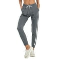 thumbnail image 1 of PULI Women's Pants Running Jogger Sweatpants with Pockets (Charcoal XL), 1 of 8