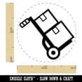 thumbnail image 2 of Hand Truck Dolly for Moving Boxes Self-Inking Rubber Stamp Ink Stamper - Orange Ink - Medium 1 Inch, 2 of 7