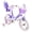 Purple, variant on RULLY 16" Daisy Bike for Age 4 5 6 7 Year old Toddlers and Girls, Retro Style in Pink
