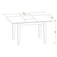 thumbnail image 5 of MLIP7-MAH-W 7 Piece dinette set for small spaces-dining tables and 6 chairs for dining room, 5 of 6