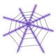 thumbnail image 1 of Telaraña decorativa de Halloween | Decoración LED solar de 1.2 m con control remoto | 8 modos de iluminación para interiores, exteriores, patios, jardines y fiestas, 1 of 4