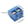 thumbnail image 2 of 50/100 Uds KF301 2P/3P bloque de terminales de tornillo montaje PCB paso de 5mm montaje PCB tornillo conector de bloque de terminales Pin recto, 2 of 6