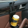thumbnail image 6 of Walbest Black Universal Plastic Car Cup Holder for Water Cup, Coffe Tumbler, Drink Bottle, Mug and Soda Can at the Door Mount Stand Hanging Hook or Carseat Headrest Seat Back Organizer, Pack of 2, 6 of 7