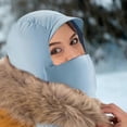 thumbnail image 4 of Cold-proof Ear 3 In 1 Winter Hat With Full Face Ear Flap Hat Scarf Cover All InCold-proof Ear Men Trapper, 4 of 5