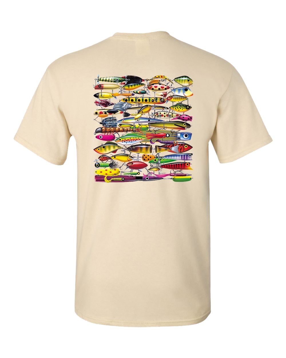 Trenz Shirt Company Fishing Lures Unisex Short Sleeve T-shirt - Bild 11 von 22