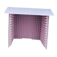 thumbnail image 4 of Xuanheng Housse de Bureau Insonorisée Légère Portable pour Podcasts Studio de Musique en Direct Violet, 4 of 8