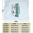 thumbnail image 3 of Loyola University Maryland Logo Fleece Blanket, Very Soft Microfiber Flannel Blanket for Couch Warm and Cozy for All Seasons, 3 of 6