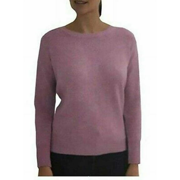 Ellen Tracy Women's Long Sleeve Pullover (M, Mulberry HTR) New with box/tags