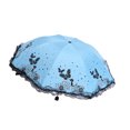thumbnail image 1 of relayinert Elegant Lace Side Umbrella Dual And Stylish Exquisite Butterflies Pattern blue 1Set, 1 of 6