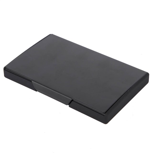 Estuche elegante y duradero para tarjetas de crédito y de identificación Estuche elegante para tarjetas de presentación de acero inoxidable