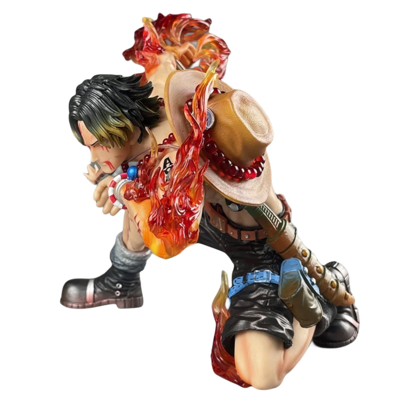 Njube Anime Action PVC Figure 18cm Resonance Ace Figure Character Model Ornaments Statue Collection Gift
