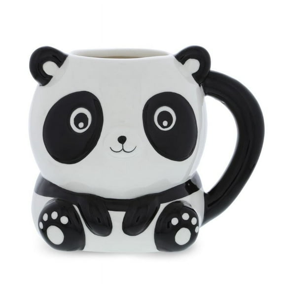 Mugniv Novelty Panda Mug – Cute 3D Animal Coffee Mug, Ceramic Bear Cup, Cute Mugs for Women , Fun Shaped Coffee Mugs, Panda Accessories for Women, Cool Coffee Gift, Funny Cups for Girls - 17oz.