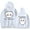 White, variant on Chiikawa Hoodies Harajuku Fashion Unisex Sweatshirt Cute Chiikawa Print Hooded Top Streetwear