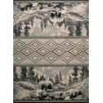 thumbnail image 1 of United Weavers Contours Lodge Area Rug 711-32571 Sedona Bear Silver 2' 7" x  7' 4" Rectangle, 1 of 4