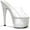 Clear/Silver, variant on Women's Pleaser Adore 3063