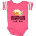 thumbnail image 3 of Inktastic 1st Hanukkah Childs Dreidel Boys or Girls Baby Bodysuit, 3 of 5