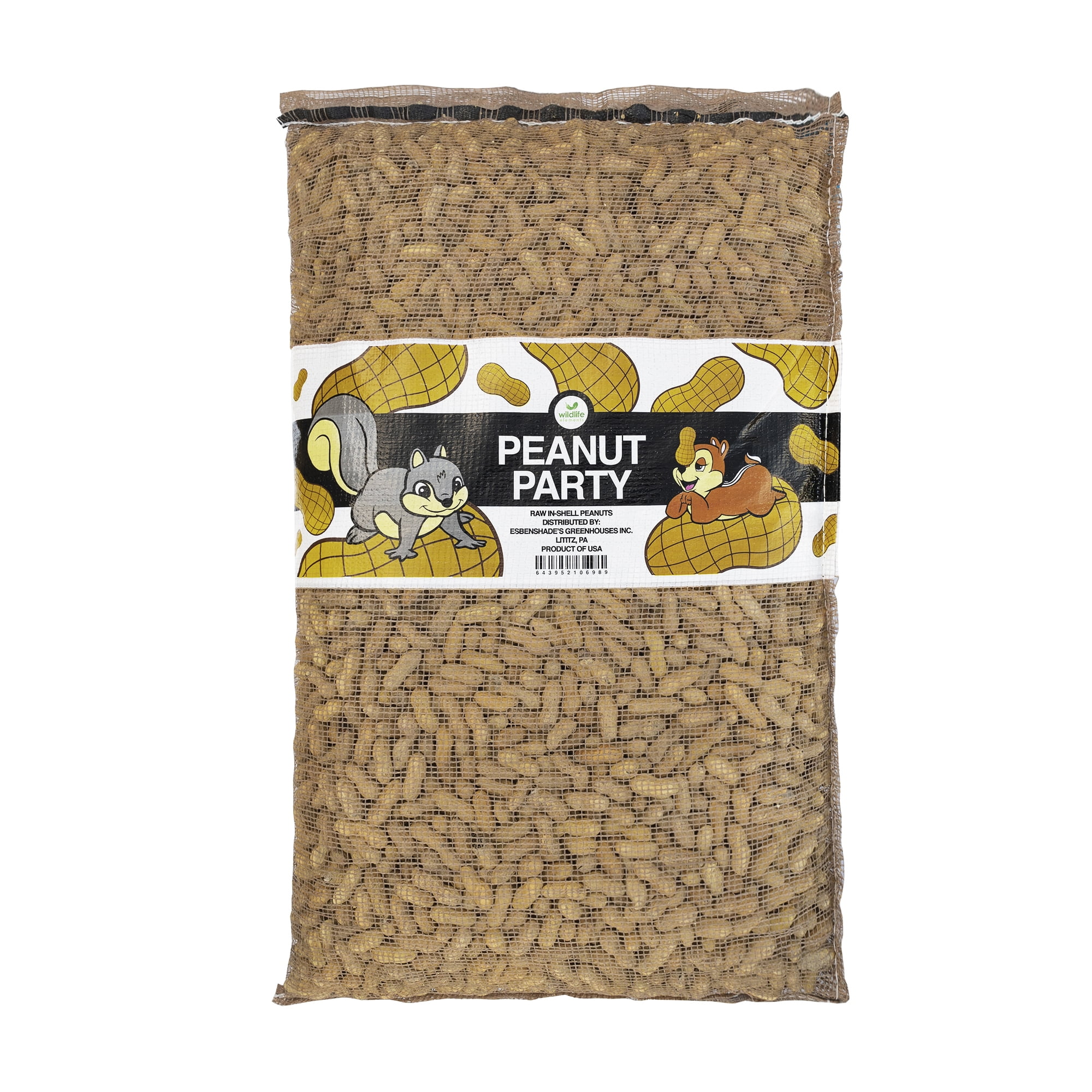 Wildlife Elements Peanut Party InShell Peanuts For Birds, Squirrels