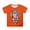 Orange, variant on Graphic Tees for Girls: Short Sleeve Crewneck Tops 5-14 Years Comfortable & Casual for Everyday Wear & Summer Parties