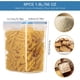 thumbnail image 5 of Laklulu Caja de almacenamiento de alimentos de 6 piezas Caja de almacenamiento de granos de 1,6 l Contenedores de almacenamiento de plástico para almacenar alimentos, especias y dulces, etc., 5 of 7