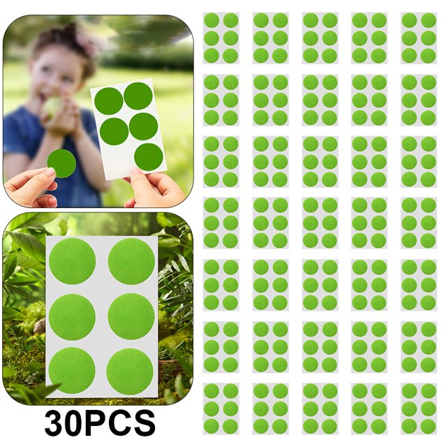 6 Pegatinas Parches Aptos para Adultos Pequeños () Verde